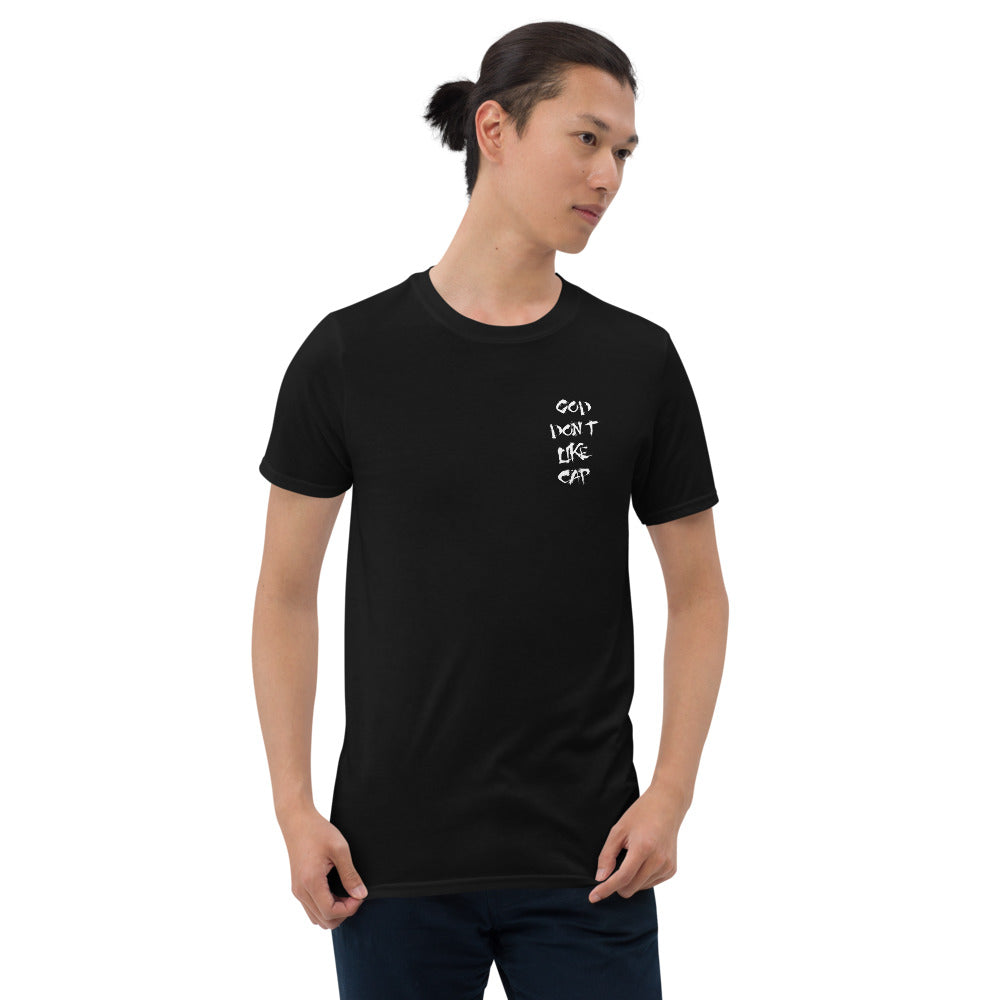 God Don’t Like Cap Short-Sleeve Unisex T-Shirt small print