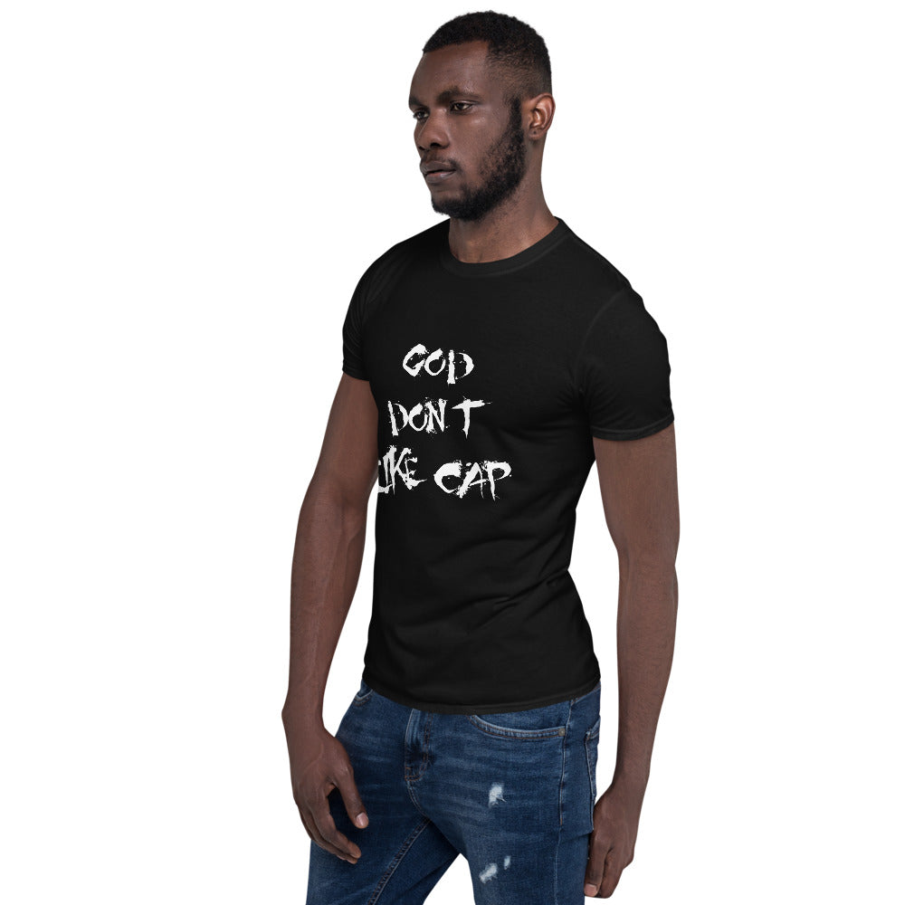 God Don’t Like Cap Short-Sleeve Unisex T-Shirt large print