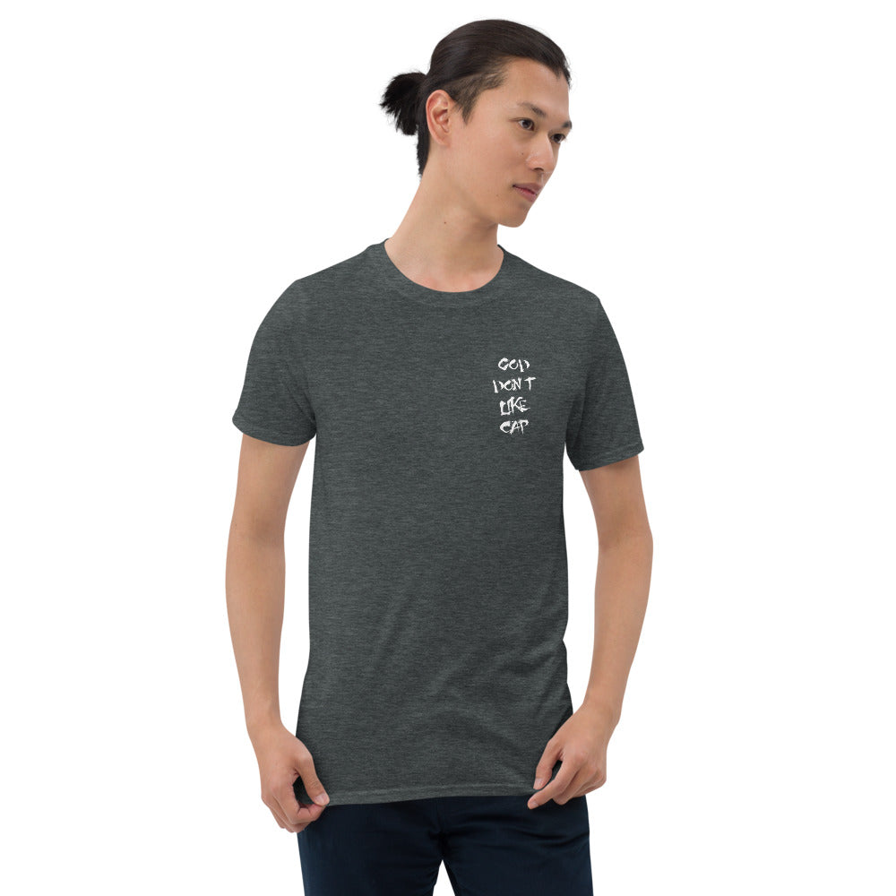 God Don’t Like Cap Short-Sleeve Unisex T-Shirt small print