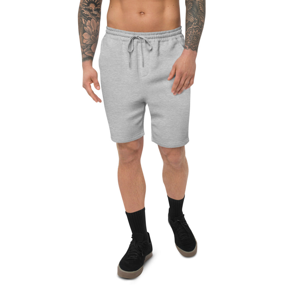 Men's Luckily Blessed fleece shorts