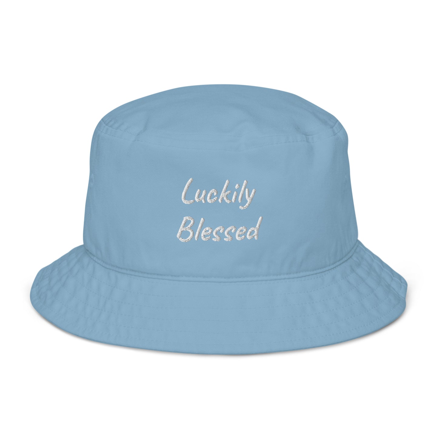 Luckily Blessed Organic bucket hat