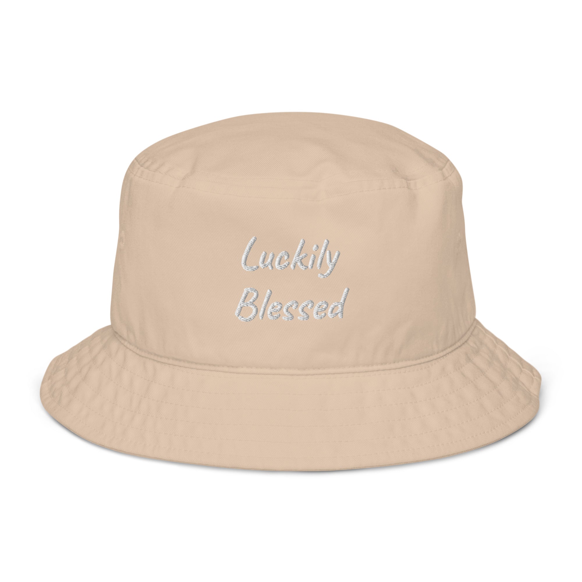 Luckily Blessed Organic bucket hat